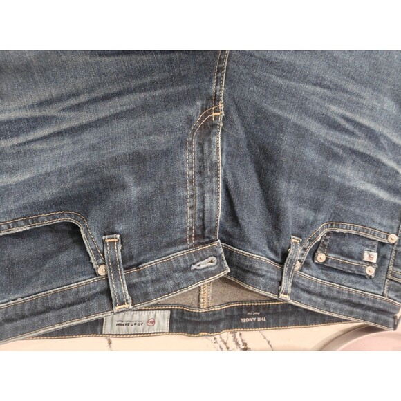 AG Adriano Goldschmied The Angel Jeans Womens 32R Blue Bootcut Flare Denim USA - Picture 8 of 14
